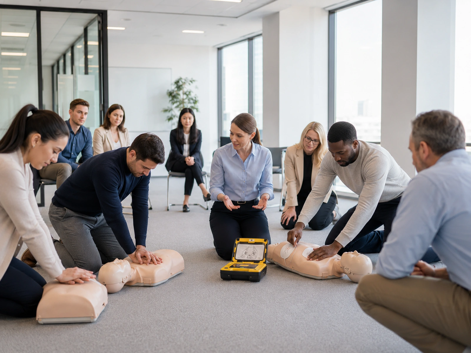 Curso de RCP y DEA para empresas