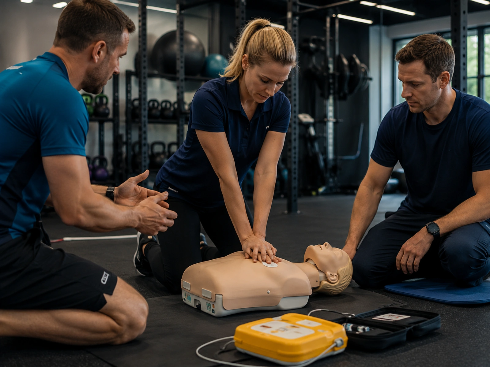 Curso de RCP y DEA para gimnasios