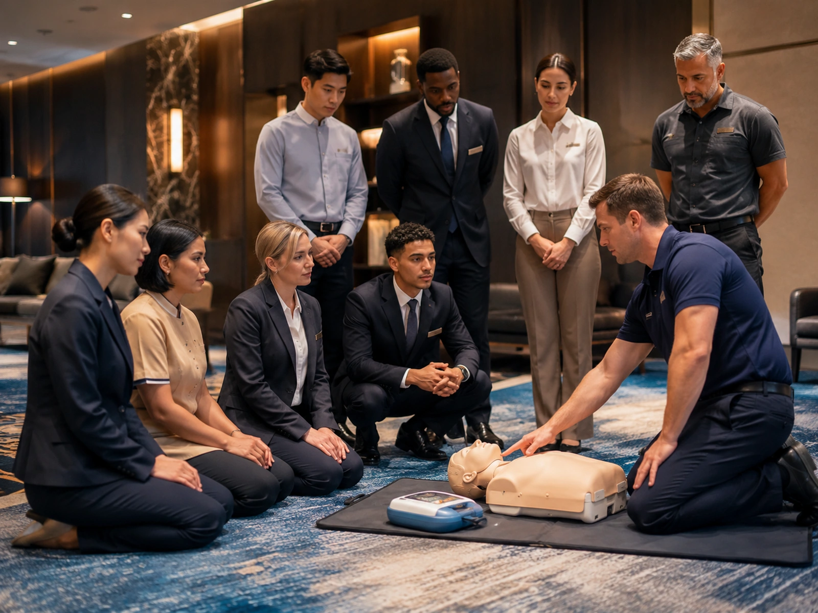 Curso de RCP y DEA para hoteles